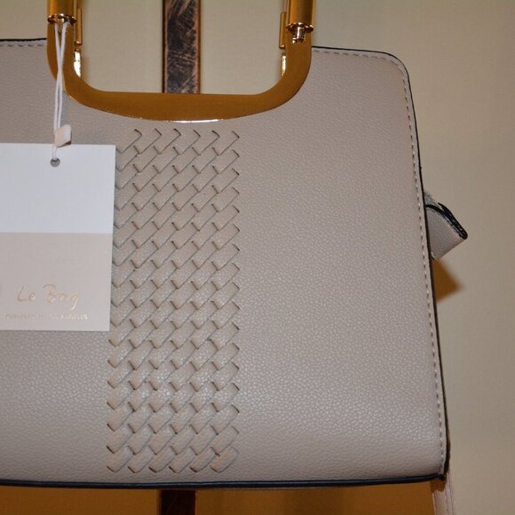 NWT "LE BAG" CREAM CONVERTIBLE BAG - Picture 2 of 9